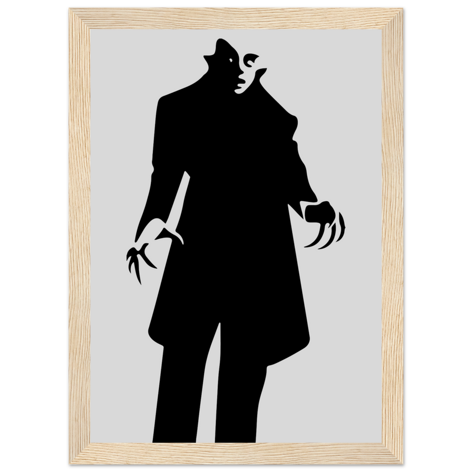 Nosferatu 20s Sci-Fi Horror Movie Minimalist Poster