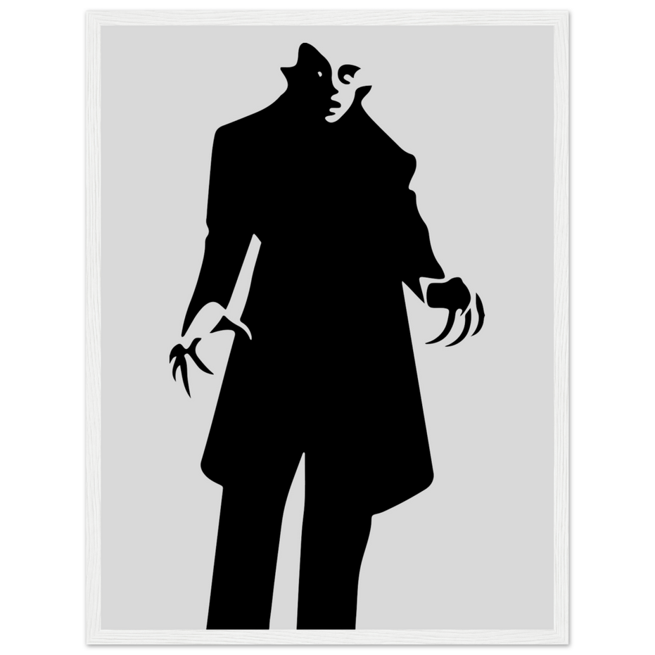 Nosferatu 20s Sci-Fi Horror Movie Minimalist Poster