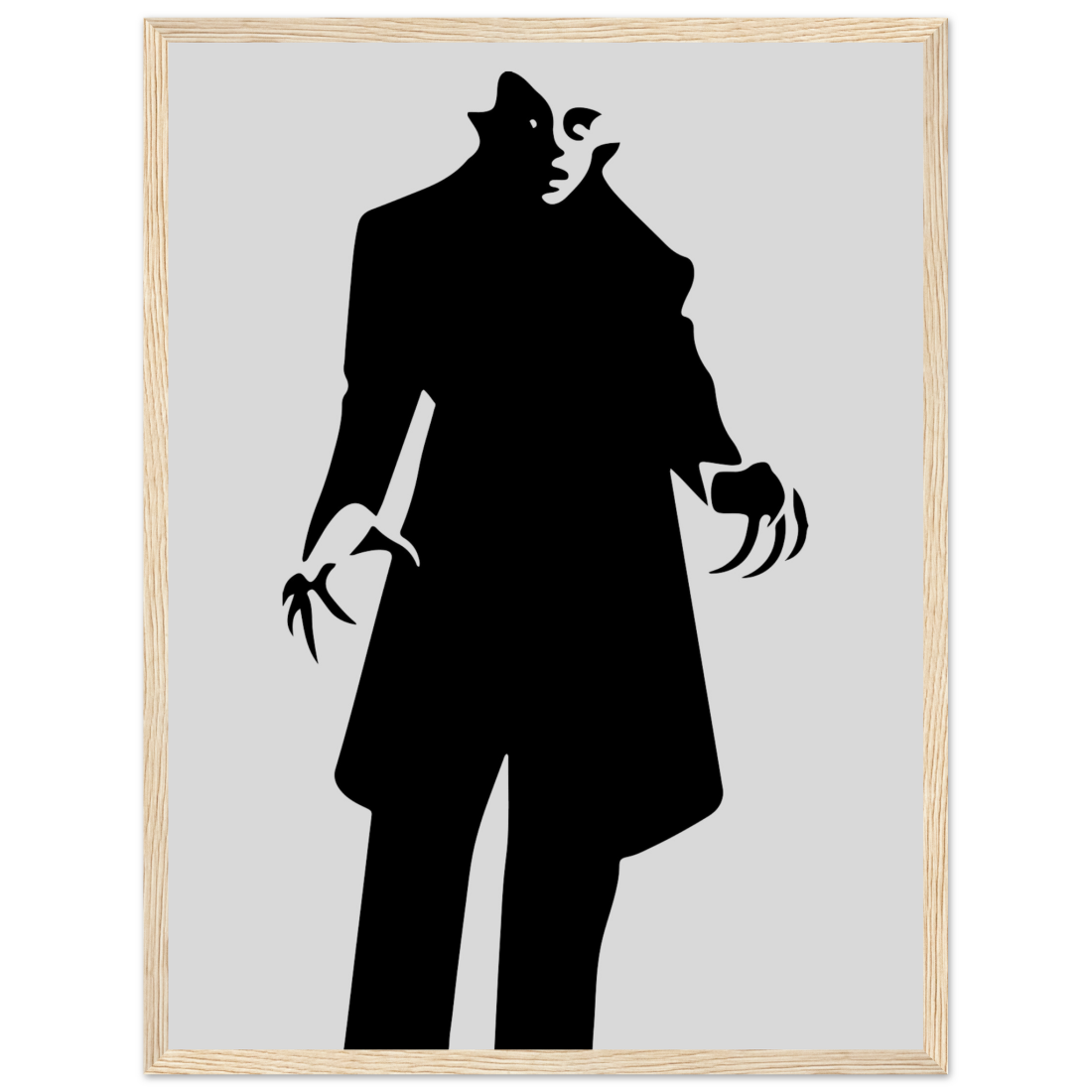 Nosferatu 20s Sci-Fi Horror Movie Minimalist Poster