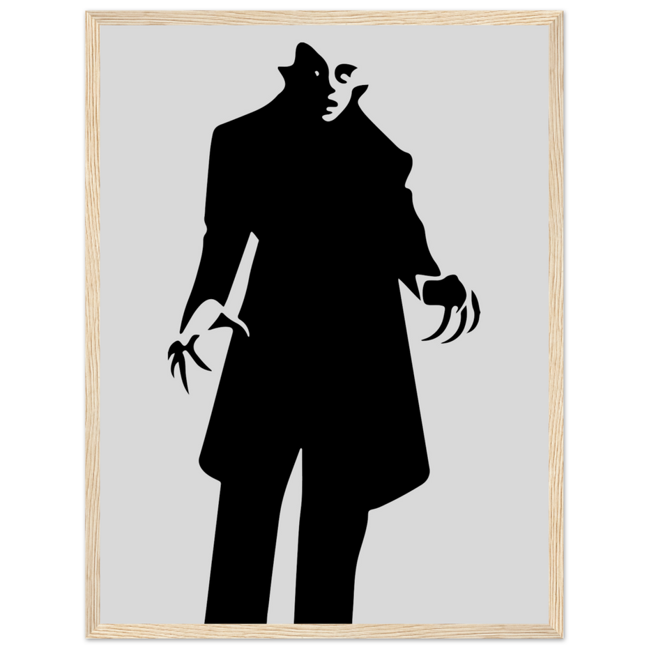 Nosferatu 20s Sci-Fi Horror Movie Minimalist Poster