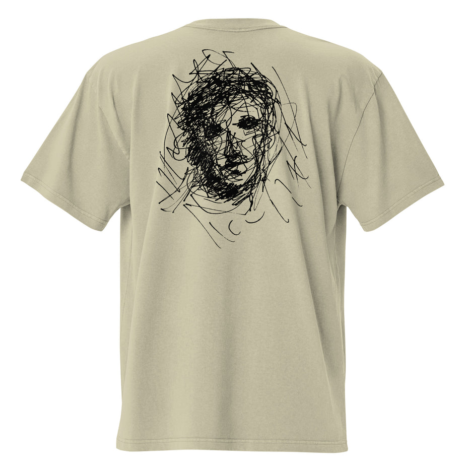 Anonymous Jack Kimante Oversized Faded T-shirt