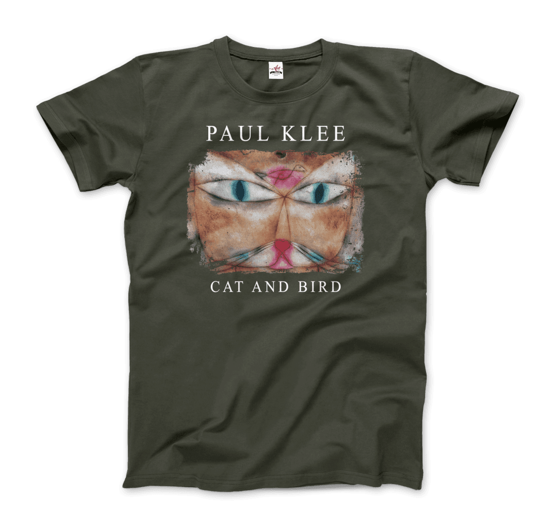 Paul Klee Cat and Bird, 1928 Artwork T-Shirt