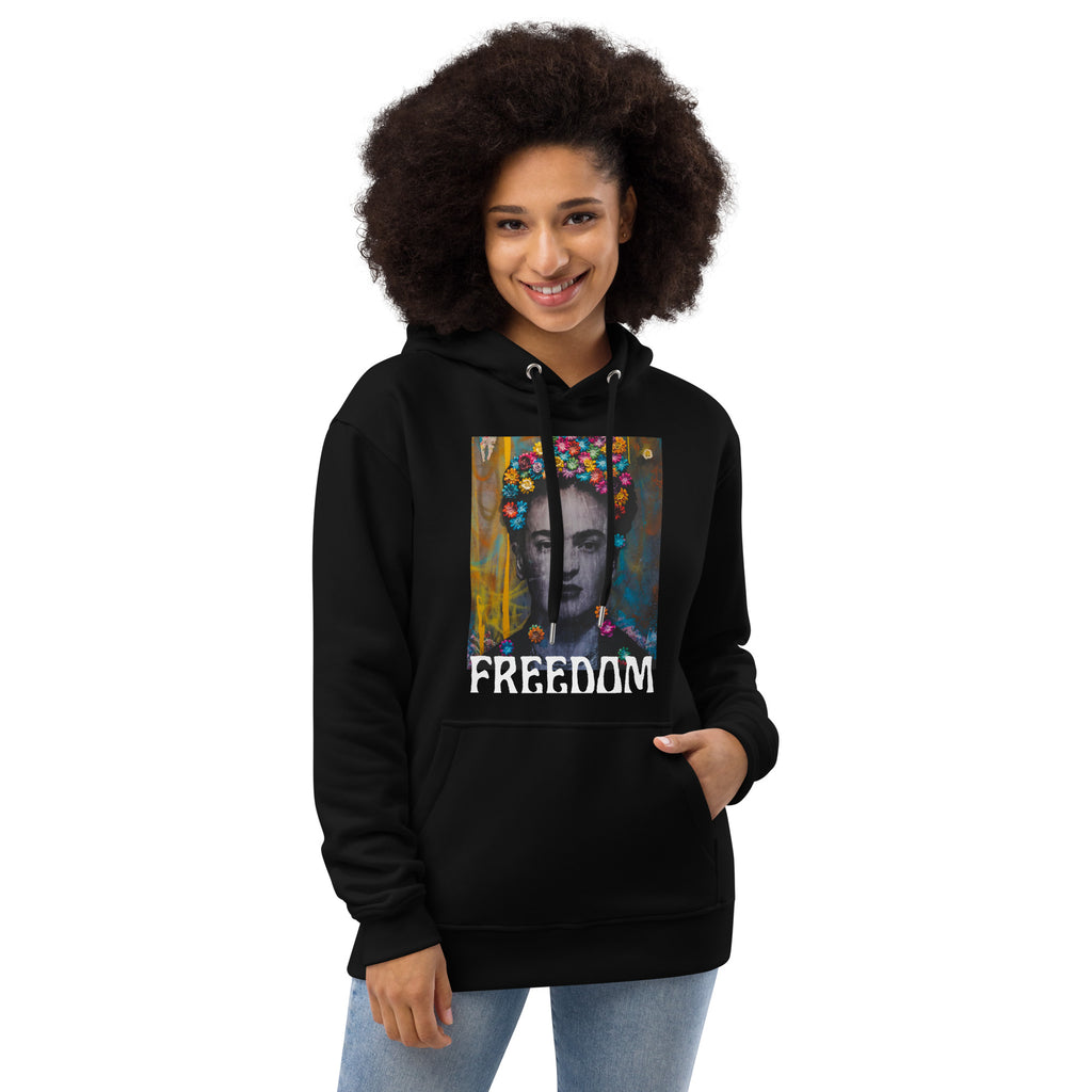 Freedom Kahlo Kimante Women's Eco Fitted Hoodie