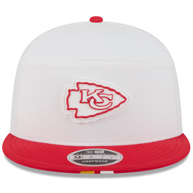 Kansas City Chiefs - 9Fifty 2025 Training Split Panel Snapback Hat, New Era