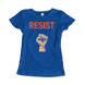 Resist Raised Fist With Distressed Design T-Shirt