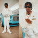 Happy Pockets Windbreaker Zip-Up Jacket (White)