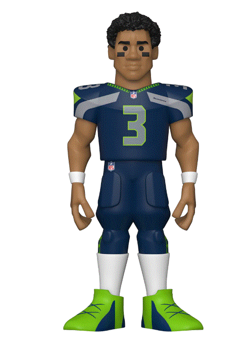 Funko NFL: Seattle Seahawks - Russell Wilson 5" Vinyl Gold Figure (With Chase)