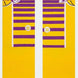 Los Angeles Lakers - LA Stance NBA HWC Hardwood Crew Socks Large