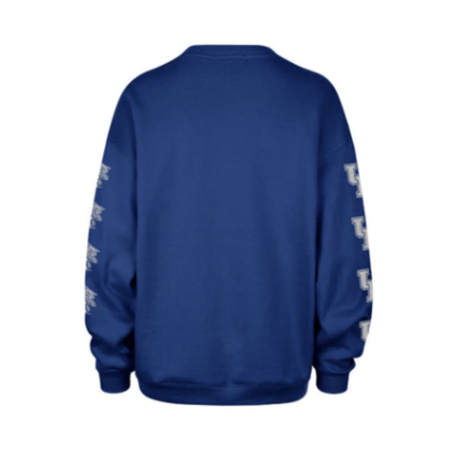 Kentucky Wildcats - NCAA Go Big Oversize Crew Women's Long Sleeve, '47 Brand