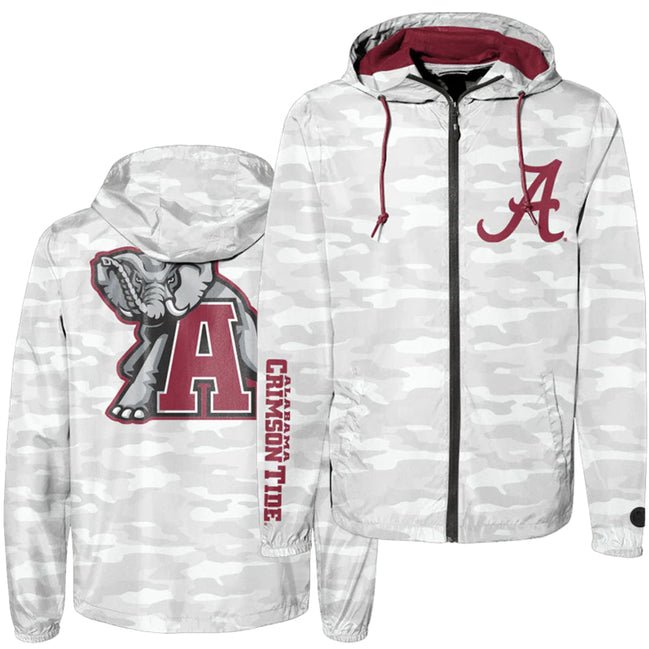 Alabama Crimson Tide - NCAA Camo Front Logo Jacket