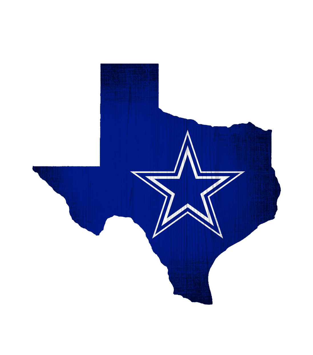 Dallas Cowboys - State Team Color Logo Sign
