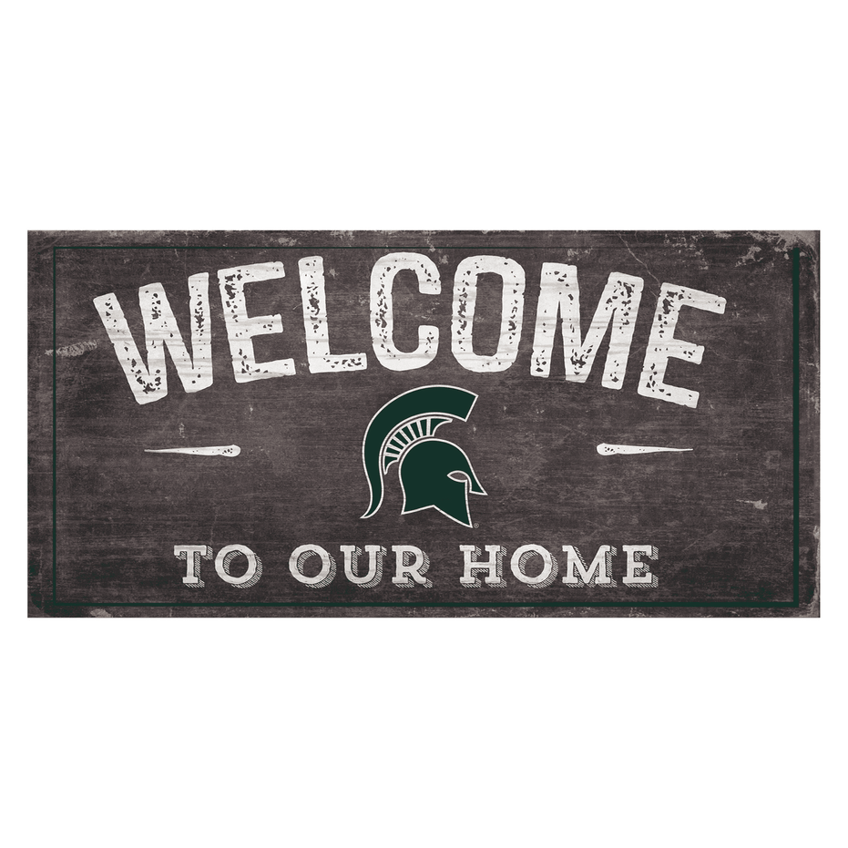 Michigan State Spartans - State Team Color Logo Sign