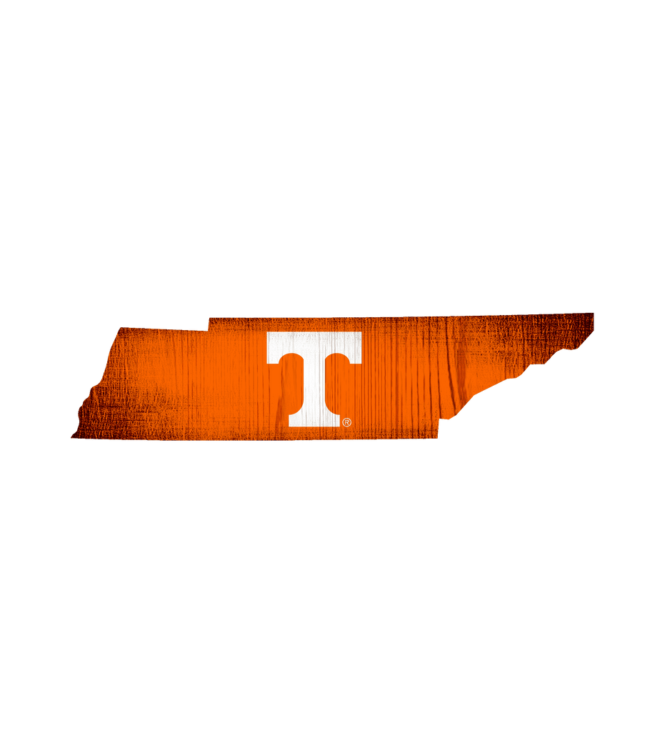 Tennessee Volunteers - State Team Color Logo Sign