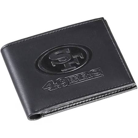 San Francisco 49ers - NFL Black Leather Bifold Wallet