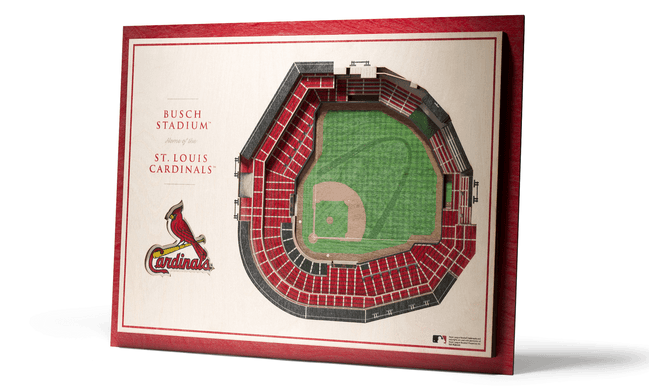 St. Louis Cardinals - 5-Layer StadiumViews 3D Wall Art