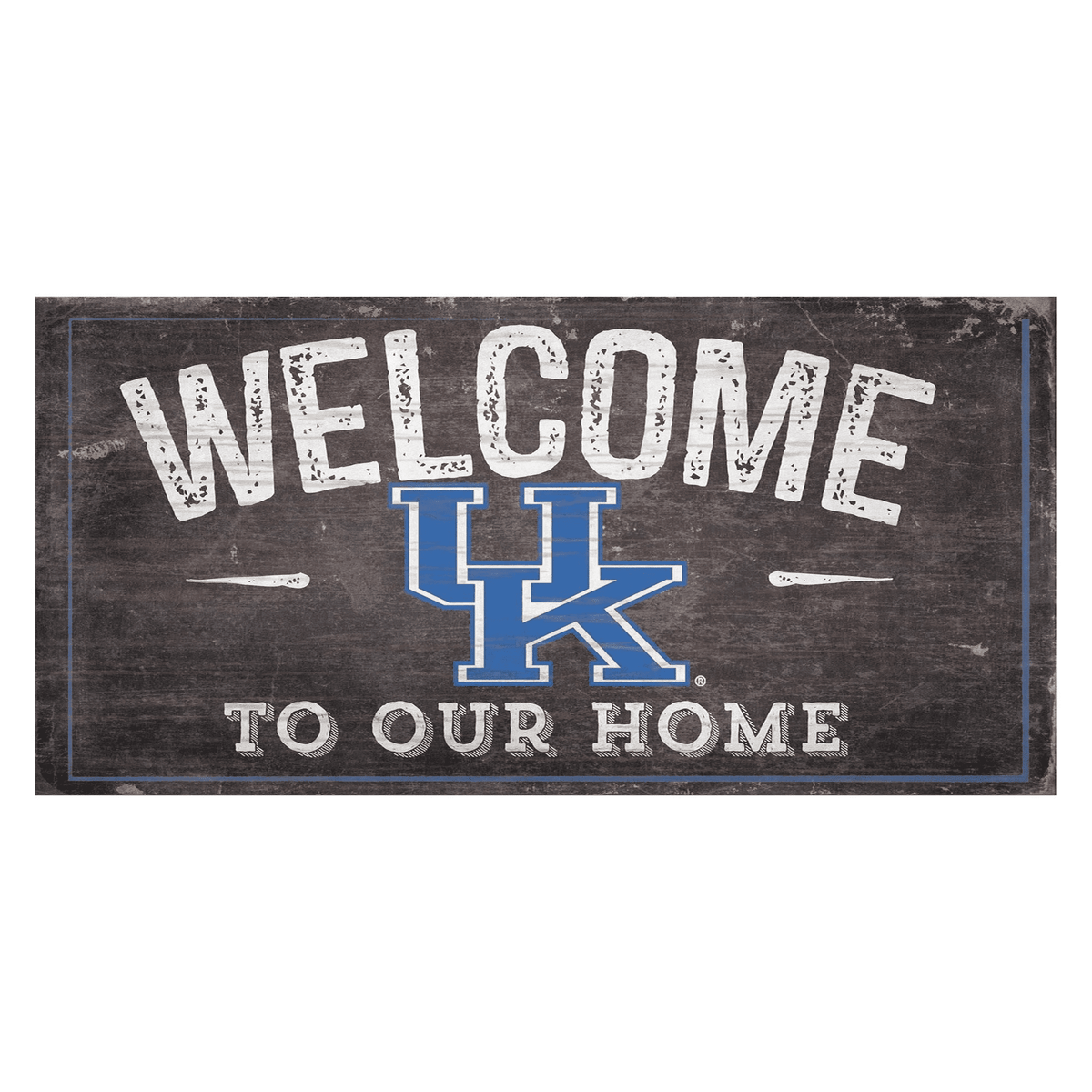 Kentucky Wildcats - Welcome Distressed Sign