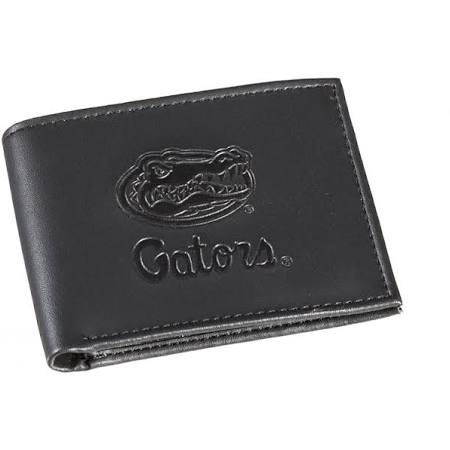 Florida Gators - NCAA Black Leather Bifold Wallet