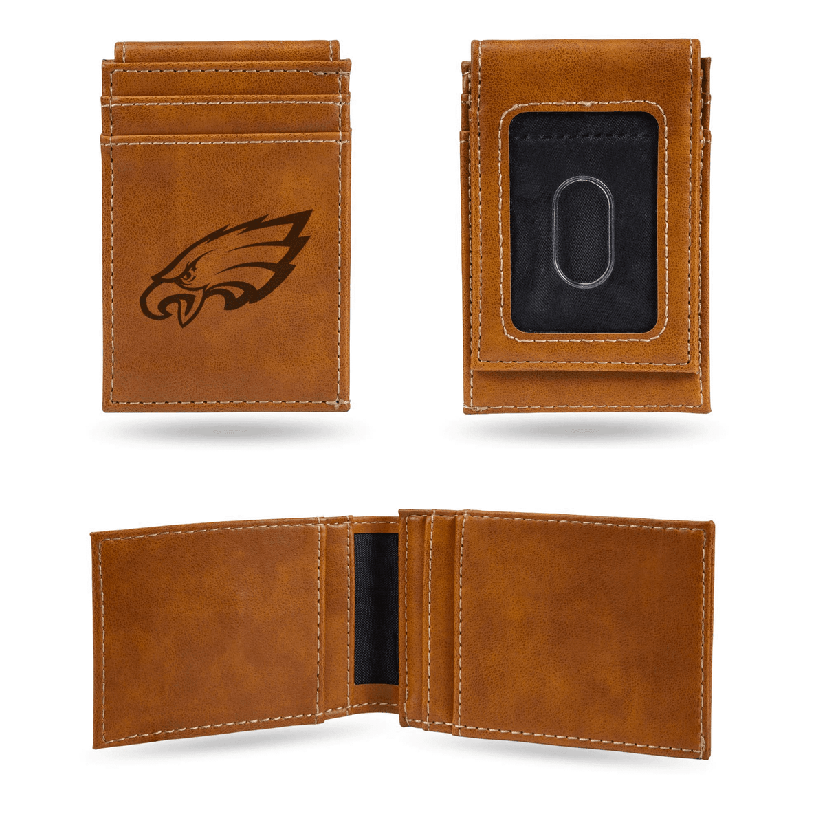 Philadelphia Eagles - Laser Engraved Front Pocket Wallet