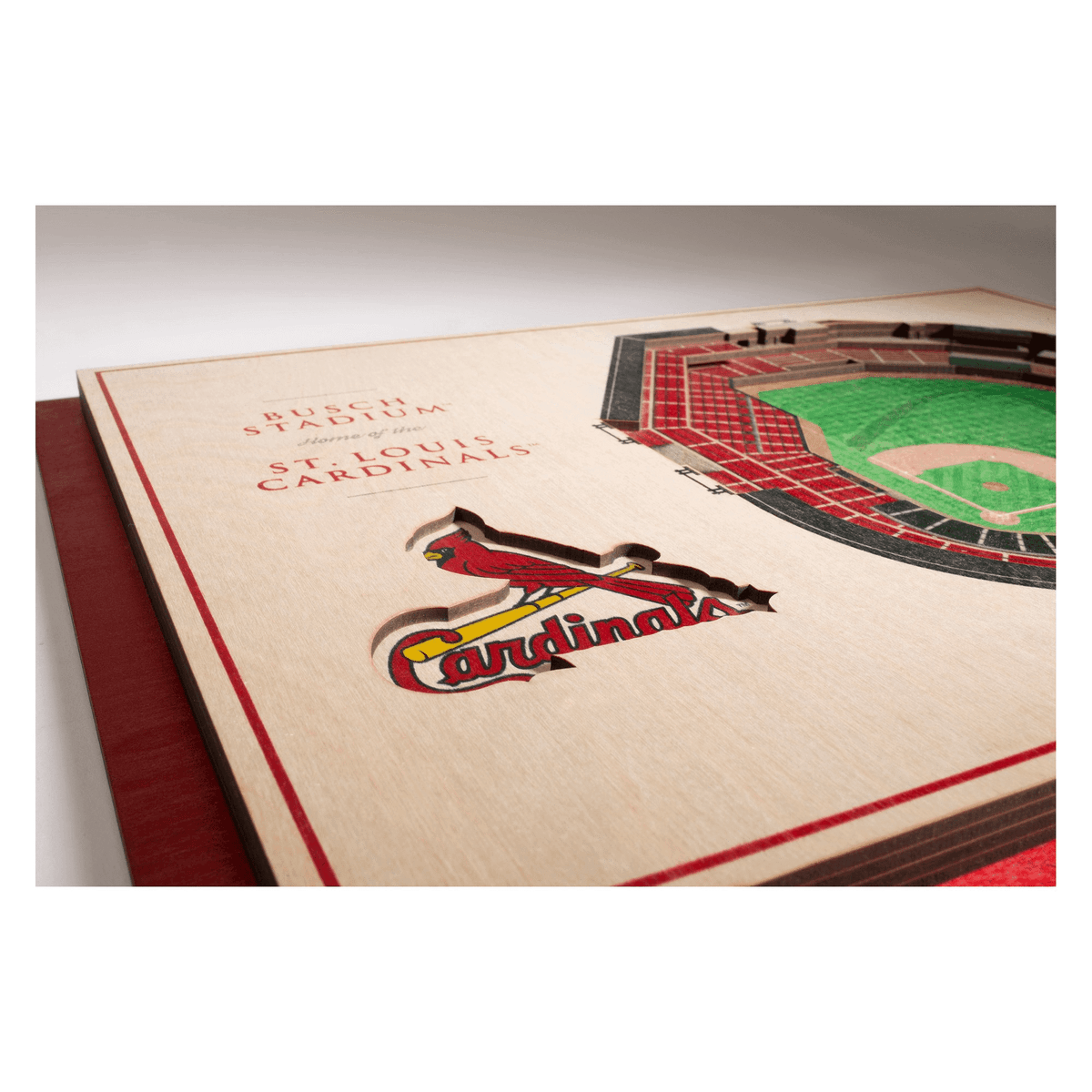St. Louis Cardinals - 5-Layer StadiumViews 3D Wall Art