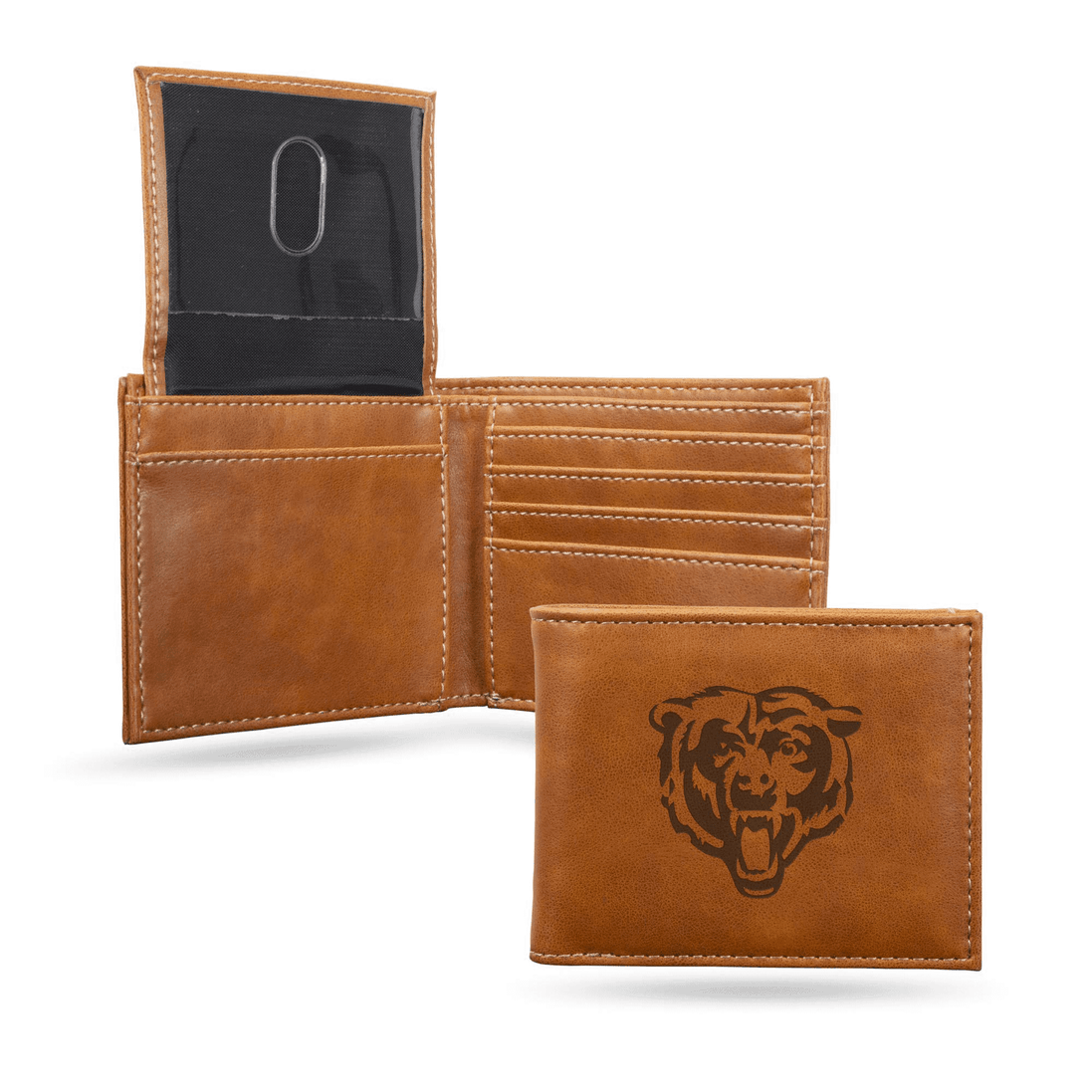 Chicago Bears - Laser Engraved Billfold Wallet