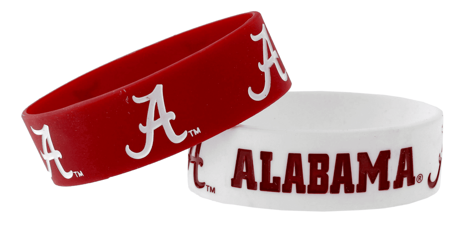 Alabama Crimson Tide- NCAA Bracelets (2 Pack)