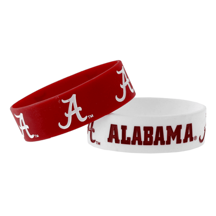 Alabama Crimson Tide- NCAA Bracelets (2 Pack)