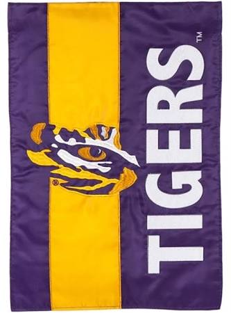 LSU Tigers - Embellish Garden Flag