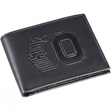 Ohio State Buckeyes - Black Leather Bifold Wallet