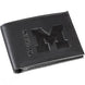 Michigan Wolverines - Leather Black Bifold Wallet