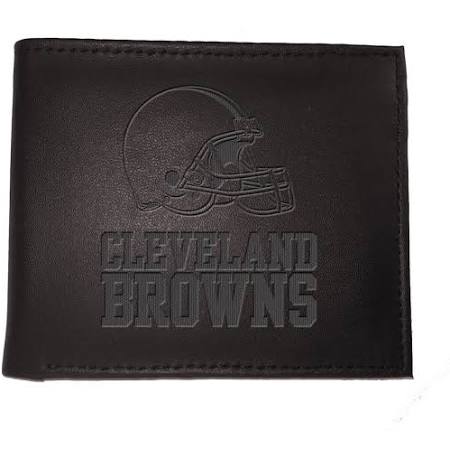Cleveland Browns - Black Leather Bifold Wallet