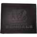 Cincinnati Bengals - Black Leather Bifold Wallet