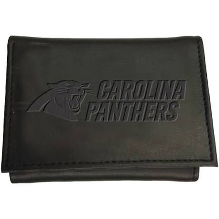 Carolina Panthers - NFL Black Leather Trifold Wallet