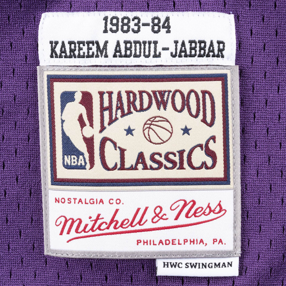 Los Angeles Lakers Away 1983-84 Kareem Abdul-Jabbar Swingman Jersey