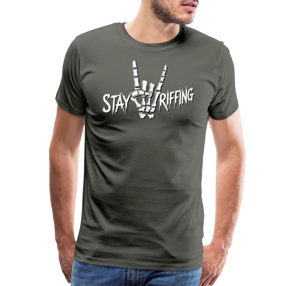 Stay Riffing Rock'n Roll Skull T-Shirt