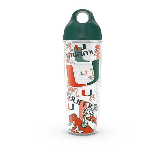 Miami Hurricanes - NCAA All Over Plastic Tumbler