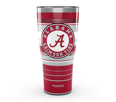 Alabama Crimson Tide - NCAA Hype Stripes Stainless Steel Tumbler