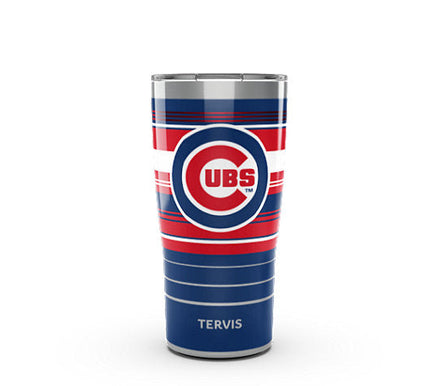 Chicago Cubs - MLB Hype Stripes Stainless Steel Tumbler