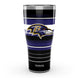 Baltimore Ravens - NFL Hype Stripes Stainless Steel Tumbler