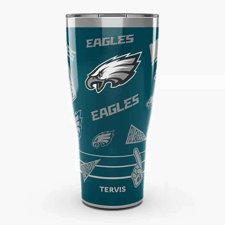 Philadelphia Eagles - NFL Swag Stainless Steel Tumbler With Slider Lid