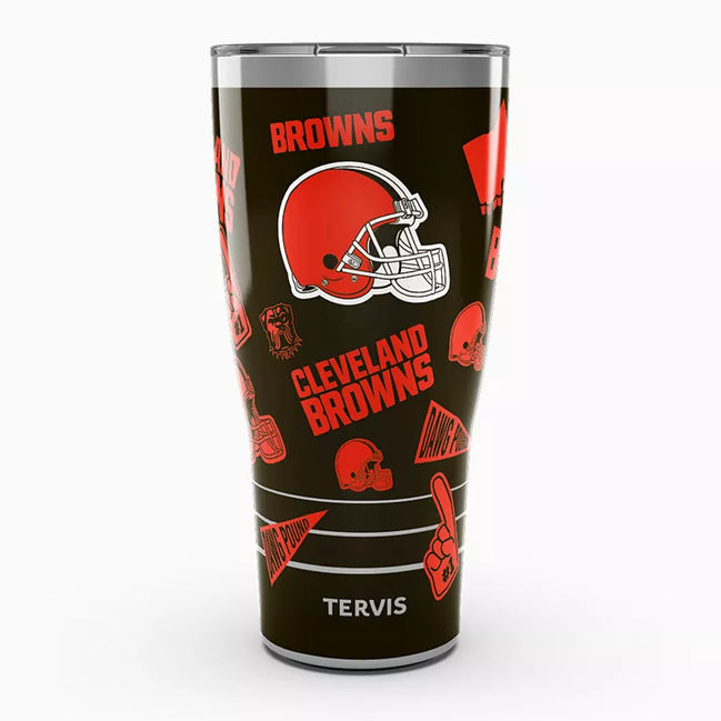 Cleveland Browns - NFL Swag Stainless Steel Tumbler With Slider Lid
