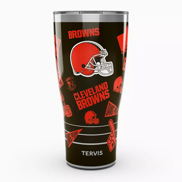 Cleveland Browns - NFL Swag Stainless Steel Tumbler With Slider Lid