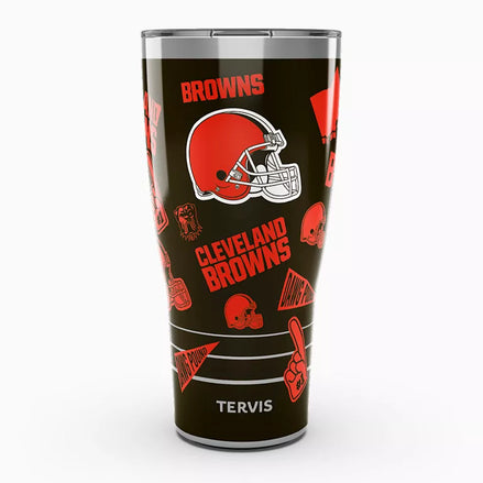 Cleveland Browns - NFL Swag Stainless Steel Tumbler With Slider Lid
