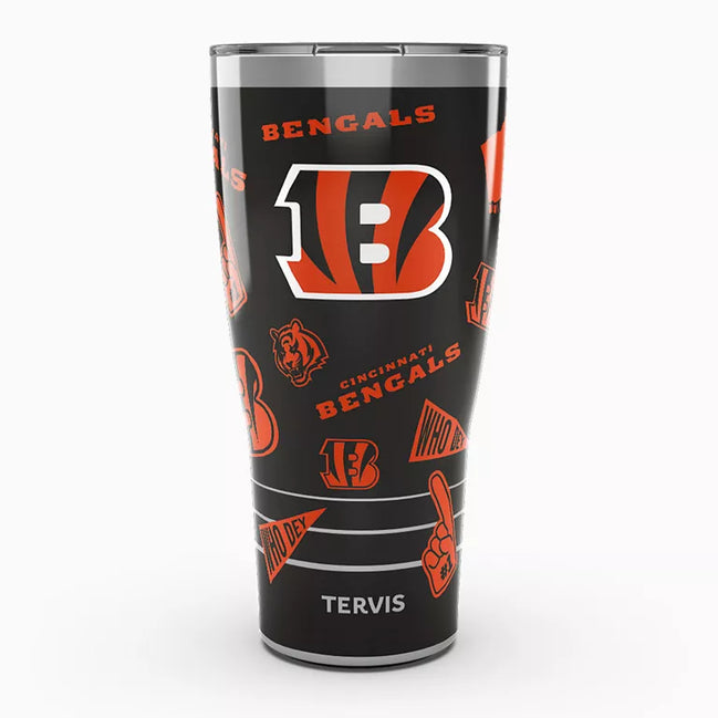 Cincinnati Bengals - NFL Swag Stainless Steel Tumbler With Slider Lid