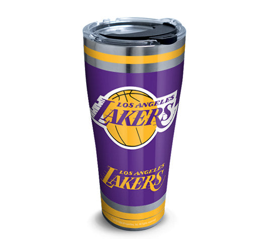 Los Angeles Lakers - Swish Stainless Steel With Hammer Lid 30oz Tumbler