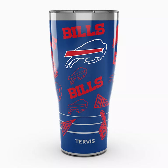 Buffalo Bills - NFL Swag Stainless Steel Tumbler With Slider Lid