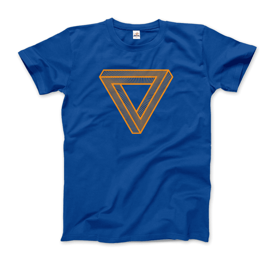 MC Escher the Penrose Triangle From a Journey Through Time DARK T-Shirt