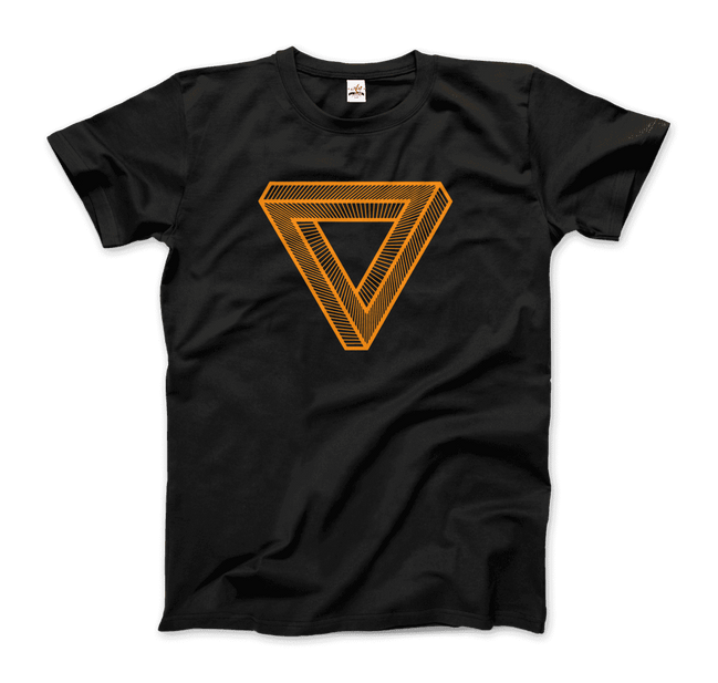 MC Escher the Penrose Triangle From a Journey Through Time DARK T-Shirt