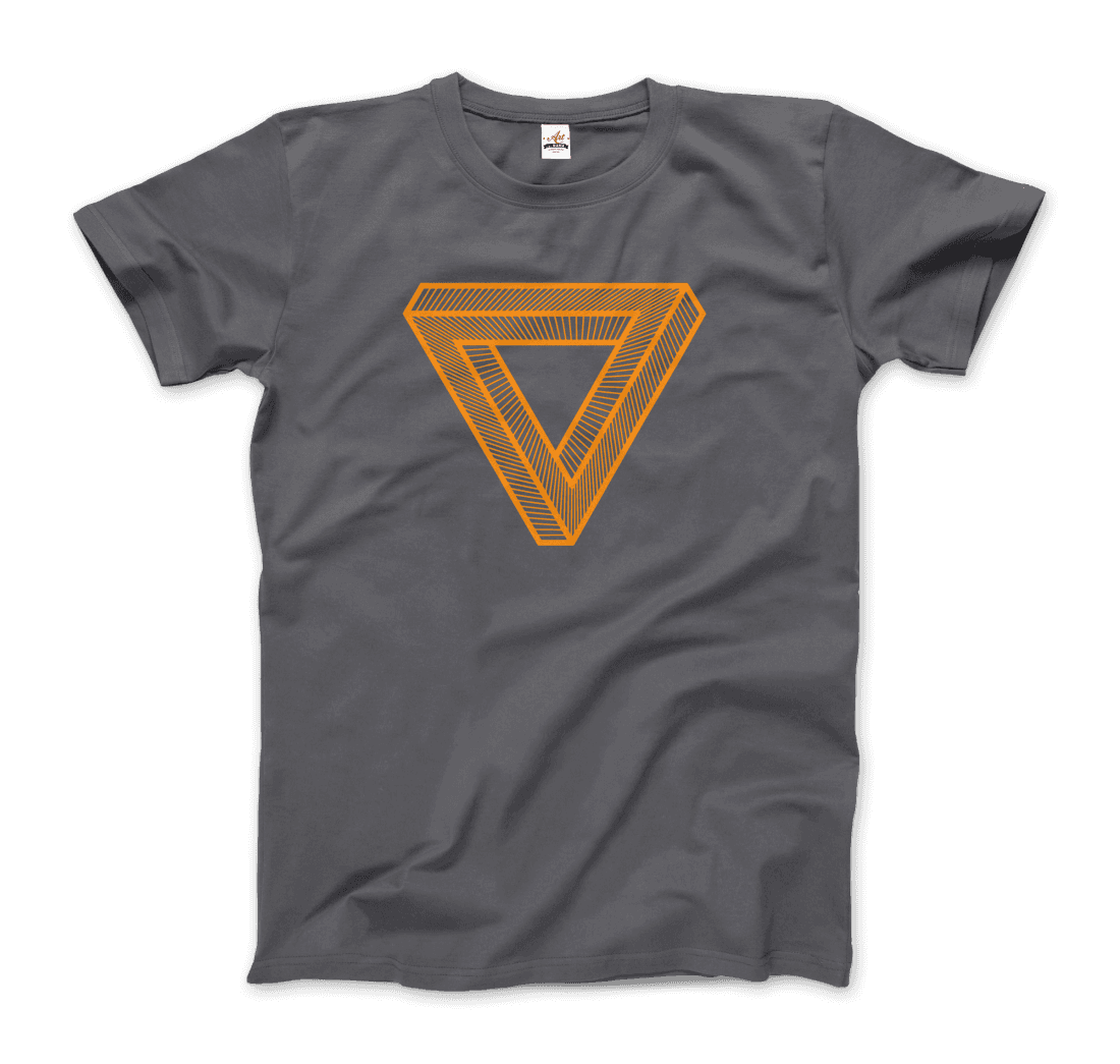 MC Escher the Penrose Triangle From a Journey Through Time DARK T-Shirt
