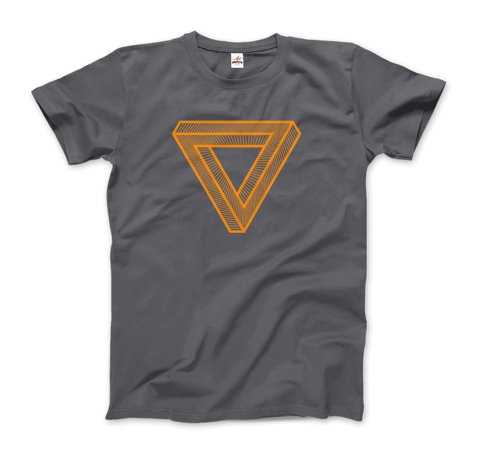 MC Escher the Penrose Triangle From a Journey Through Time DARK T-Shirt