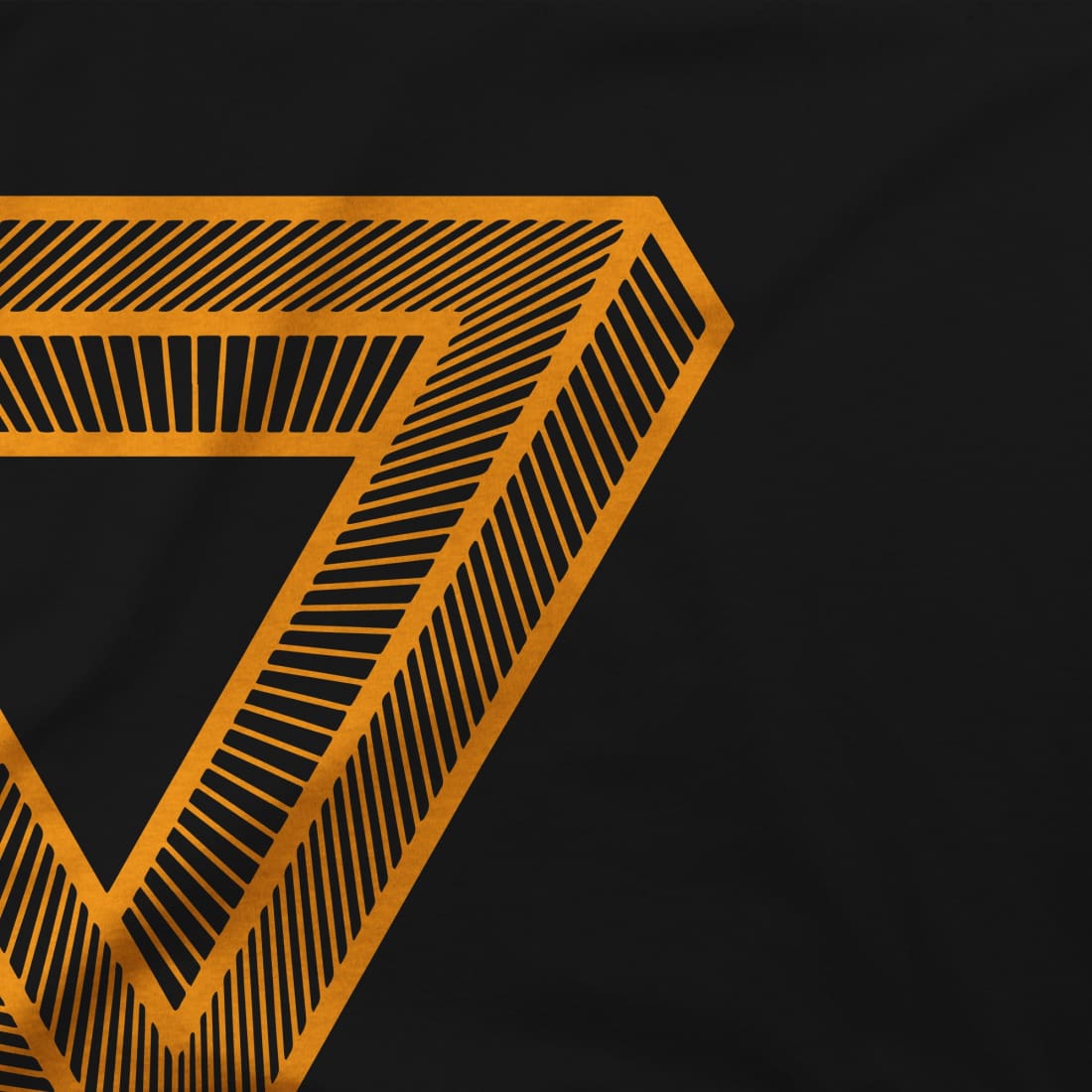 MC Escher the Penrose Triangle From a Journey Through Time DARK T-Shirt
